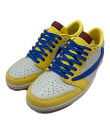 NIKE×Travis Scott（ナイキ×トラヴィススコット）の古着「WMNS AIR JORDAN 1 LOW OG SP」｜グレー×イエロー