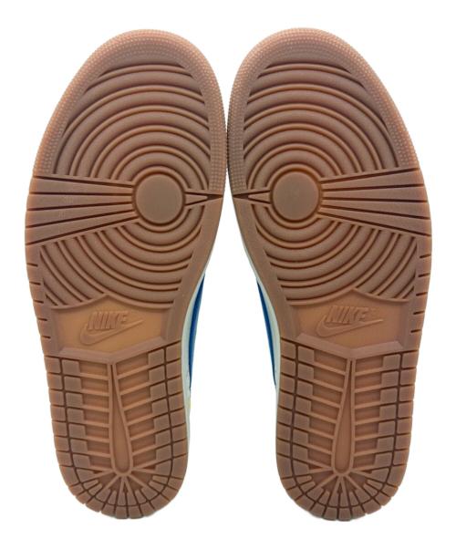 NIKE（ナイキ）NIKE (ナイキ) Travis Scott (トラヴィススコット) WMNS AIR JORDAN 1 LOW OG SP グレー×イエロー サイズ:29.5の古着・服飾アイテム