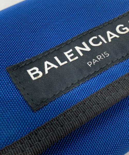 BALENCIAGA（バレンシアガ）BALENCIAGA (バレンシアガ) エクスプローラーミニウォレット ブルーの古着・服飾アイテム
