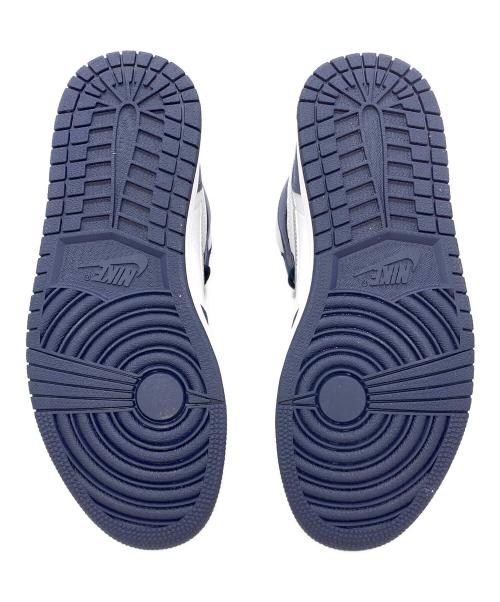 NIKE（ナイキ）NIKE (ナイキ) AIR JORDAN 1 HIGH OG 2020 ホワイト×ネイビー サイズ:25の古着・服飾アイテム