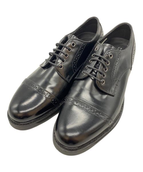 MACKINTOSH PHILOSOPHY（マッキントッシュ フィロソフィー）MACKINTOSH PHILOSOPHY (マッキントッシュ フィロソフィー) セミブローグシューズ ブラック サイズ:25 1/2の古着・服飾アイテム