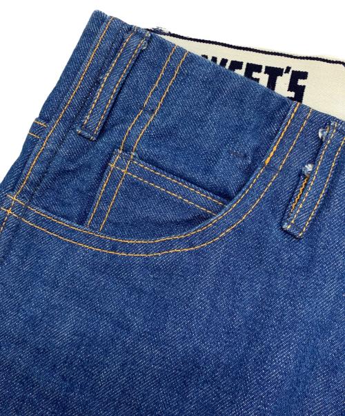 WESTOVERALLS（ウエストオーバーオールズ）WESTOVERALLS (ウエストオーバーオールズ) デニムパンツ ブルー サイズ:W26の古着・服飾アイテム