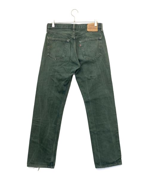 LEVI'S（リーバイス）LEVI'S (リーバイス) 501 後染めデニムパンツ グリーン サイズ:W33×L32の古着・服飾アイテム