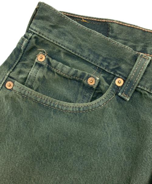 LEVI'S（リーバイス）LEVI'S (リーバイス) 501 後染めデニムパンツ グリーン サイズ:W33×L32の古着・服飾アイテム
