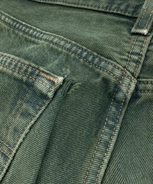 LEVI'S（リーバイス）LEVI'S (リーバイス) 501 後染めデニムパンツ グリーン サイズ:W33×L32の古着・服飾アイテム