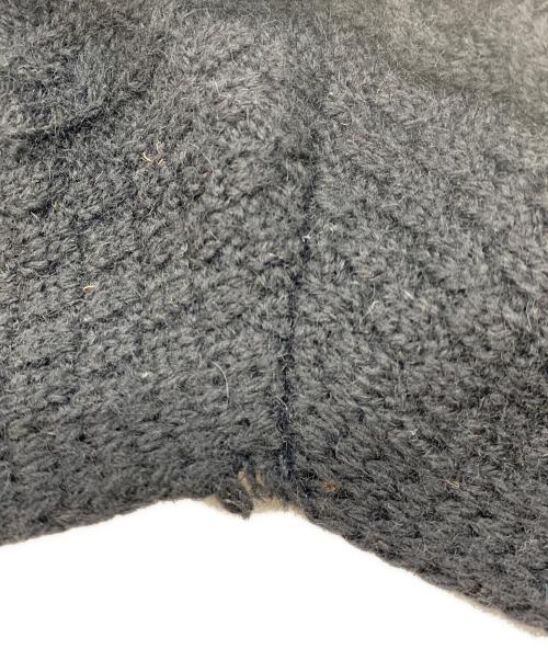 Kerry Woollen Mills（ケリーウールンミルズ）Kerry Woollen Mills (ケリーウールンミルズ) アランニットベスト ブラック サイズ:34の古着・服飾アイテム