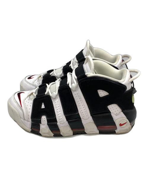 NIKE（ナイキ）NIKE (ナイキ) AIR MORE UP TEMPO ホワイト×ブラック サイズ:25.5cmの古着・服飾アイテム