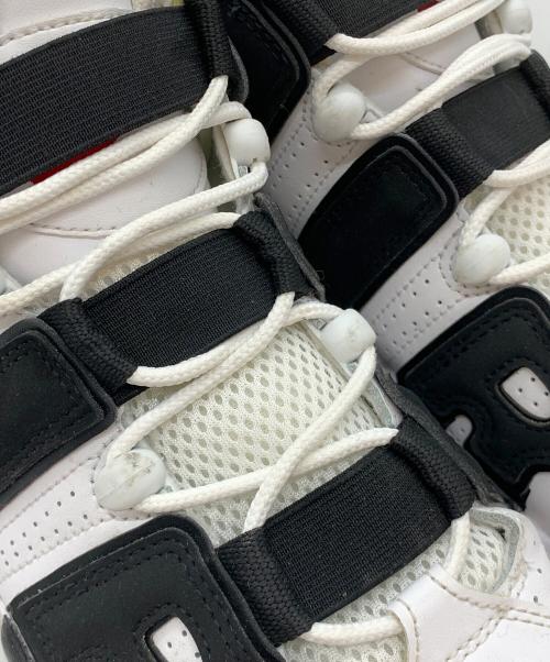 NIKE（ナイキ）NIKE (ナイキ) AIR MORE UP TEMPO ホワイト×ブラック サイズ:25.5cmの古着・服飾アイテム
