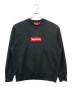 Supreme（シュプリーム）の古着「Box Logo Crewneck」｜ブラック