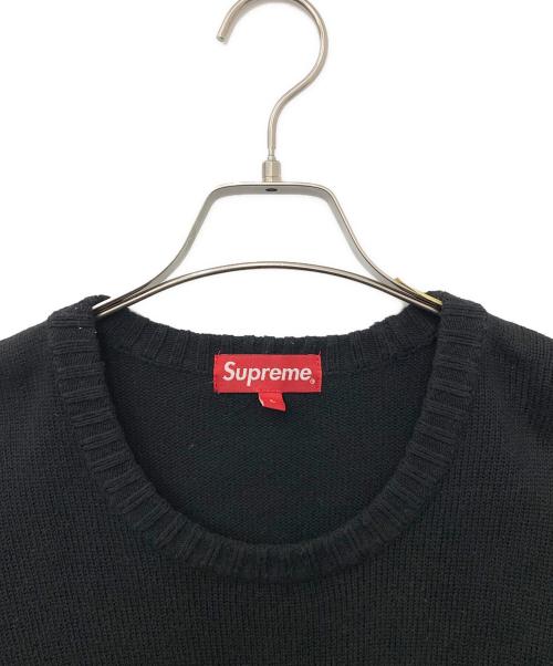 SUPREME（シュプリーム）Supreme (シュプリーム) Tonal Paneled Sweater ブラック サイズ:Lの古着・服飾アイテム