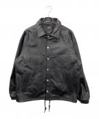 Schottショット）の古着「LEATHER COACH JACKET」｜ブラック