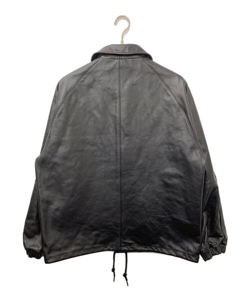 Schott（ショット）Schott (ショット) LEATHER COACH JACKET ブラック サイズ:Lの古着・服飾アイテム
