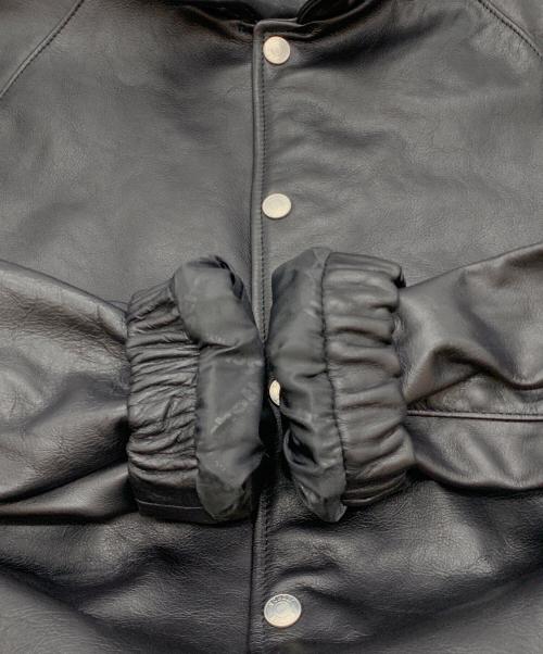 Schott（ショット）Schott (ショット) LEATHER COACH JACKET ブラック サイズ:Lの古着・服飾アイテム