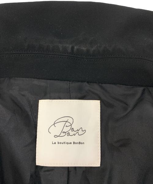 La boutique BonBon（ラブティックボンボン）La boutique BonBon (ラブティックボンボン) メタル釦ダブルジャケット ブラック サイズ:FREEの古着・服飾アイテム