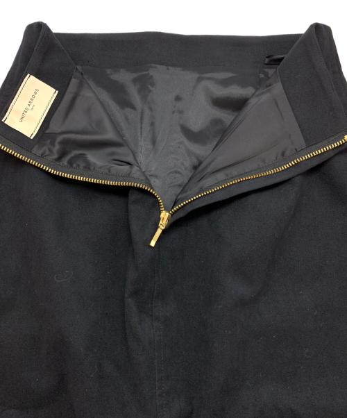 UNITED ARROWS（ユナイテッドアローズ）UNITED ARROWS (ユナイテッドアローズ) タイトスカート ブラック サイズ:34の古着・服飾アイテム