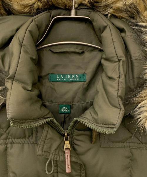 LAUREN RALPH LAUREN（ローレンラルフローレン）LAUREN RALPH LAUREN (ローレンラルフローレン) ダウンコート グリーン サイズ:XXSの古着・服飾アイテム