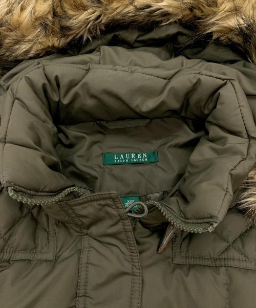 LAUREN RALPH LAUREN（ローレンラルフローレン）LAUREN RALPH LAUREN (ローレンラルフローレン) ダウンコート グリーン サイズ:XXSの古着・服飾アイテム