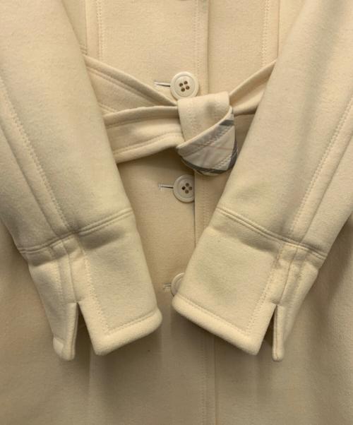 BURBERRY BLUE LABEL（バーバリー ブルー レーベル）BURBERRY BLUE LABEL (バーバリーロンドンブルーレーベル) ステンカラーコート アイボリー サイズ:40の古着・服飾アイテム
