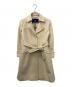 BURBERRY BLUE LABEL（バーバリーロンドンブルーレーベル）の古着「ステンカラーコート」｜アイボリー