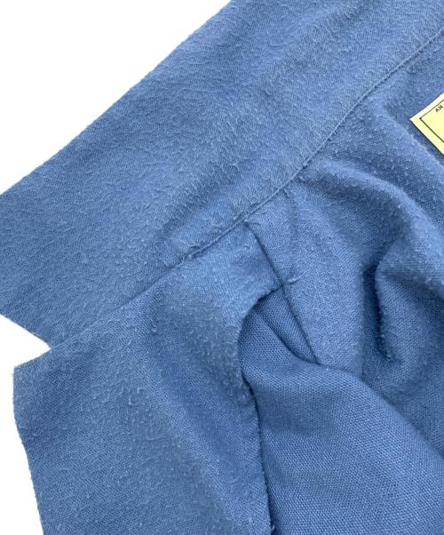 Schott（ショット）Schott (ショット) HV SHIRT PLAIN/ヘンプビスコース シャツ プレーン ブルー サイズ:XLの古着・服飾アイテム