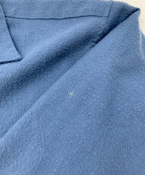 Schott（ショット）Schott (ショット) HV SHIRT PLAIN/ヘンプビスコース シャツ プレーン ブルー サイズ:XLの古着・服飾アイテム