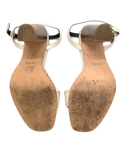 COACH（コーチ）COACH (コーチ) サンダル アイボリー×ブラウン サイズ:7.5Bの古着・服飾アイテム