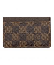 LOUIS VUITTON（ルイ ヴィトン）の古着「ダミエ ポルト カルト・サーンプル」｜ブラウン