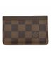 LOUIS VUITTON（ルイ ヴィトン）の古着「ダミエ ポルト カルト・サーンプル」｜ブラウン