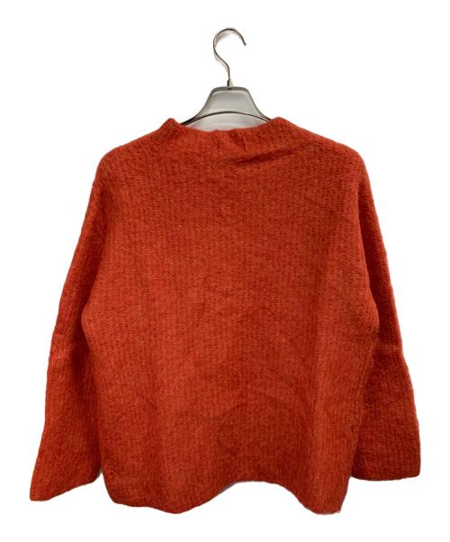 CLANE（クラネ）CLANE (クラネ) BOAT NECK ALPACA OVER KNIT TOPS レッド サイズ:1の古着・服飾アイテム