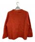 CLANE (クラネ) BOAT NECK ALPACA OVER KNIT TOPS レッド サイズ:1：5000円