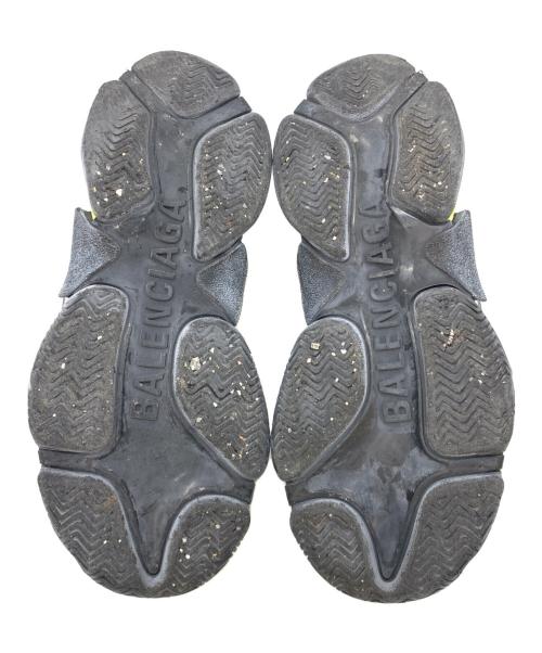 BALENCIAGA（バレンシアガ）BALENCIAGA (バレンシアガ) TRIPLE S グレー×ライトグリーン サイズ:27.5cmの古着・服飾アイテム