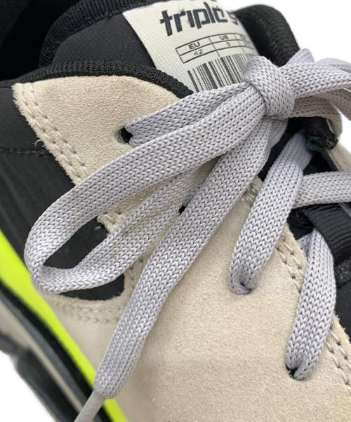 BALENCIAGA（バレンシアガ）BALENCIAGA (バレンシアガ) TRIPLE S グレー×ライトグリーン サイズ:27.5cmの古着・服飾アイテム