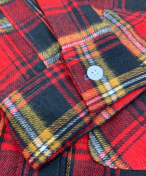 WTG（ダブリュー・ティー・グラント）WTG (ダブリュー・ティー・グラント) フランネルワークシャツ レッド サイズ:XLの古着・服飾アイテム