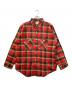 WTG（ダブリュー・ティー・グラント）の古着「フランネルワークシャツ」｜レッド