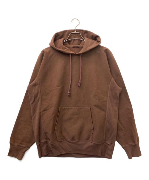 AURALEE（オーラリー）AURALEE (オーラリー) SUPER MILLED SWEAT P/O PARKA ブラウン サイズ:5の古着・服飾アイテム