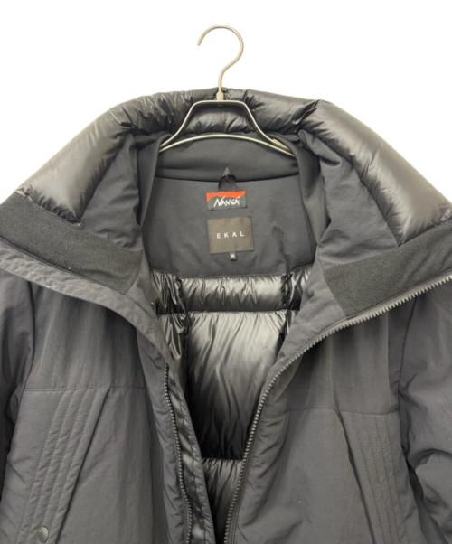 EKAL（エカル）EKAL (エカル) NANGA (ナンガ) ハイスタンドダウンジャケット ブラック サイズ:Mの古着・服飾アイテム