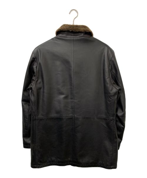 GIMO'S（ジモス）GIMO'S (ジモス) レザージャケット ブラック サイズ:50の古着・服飾アイテム