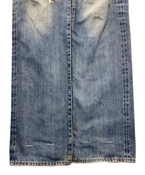 Hysteric Glamour（ヒステリックグラマー）Hysteric Glamour (ヒステリックグラマー) スタッズダメージジーンズ ブルー サイズ:30の古着・服飾アイテム