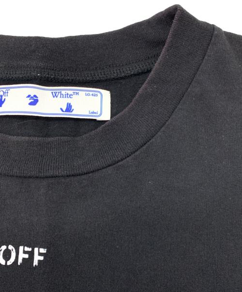 OFFWHITE（オフホワイト）OFFWHITE (オフホワイト) STENCIL S/S SLIM TEE ブラック サイズ:Lの古着・服飾アイテム