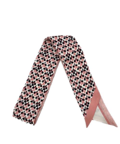 Christian Dior（クリスチャン ディオール）Christian Dior (クリスチャン ディオール) シルクスカーフ ピンクの古着・服飾アイテム