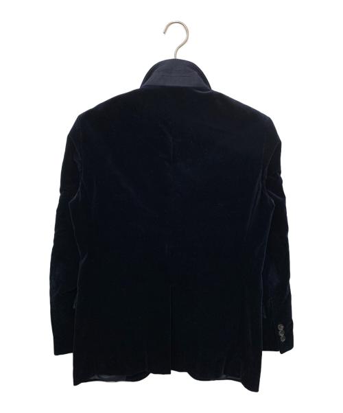 UNITED ARROWS（ユナイテッドアローズ）UNITED ARROWS (ユナイテッドアローズ) ベロアテーラードジャケット ネイビー サイズ:42の古着・服飾アイテム