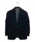 UNITED ARROWS（ユナイテッドアローズ）の古着「ベロアテーラードジャケット」｜ネイビー
