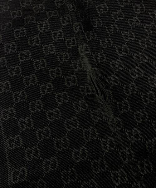 GUCCI（グッチ）GUCCI (グッチ) ストール ブラック×グレーの古着・服飾アイテム