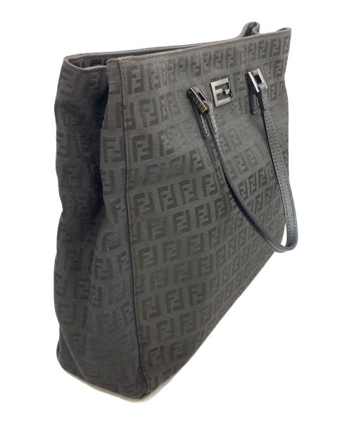 FENDI（フェンディ）FENDI (フェンディ) ズッキーノ トートバッグ ダークブラウンの古着・服飾アイテム