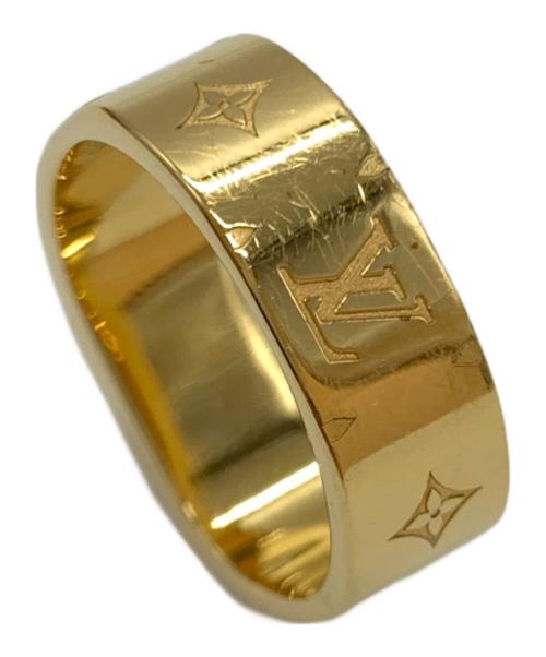 LOUIS VUITTON（ルイ ヴィトン）LOUIS VUITTON (ルイ ヴィトン) リング・ナノグラム ゴールドカラー サイズ:Sの古着・服飾アイテム