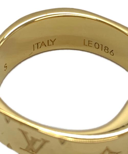 LOUIS VUITTON（ルイ ヴィトン）LOUIS VUITTON (ルイ ヴィトン) リング・ナノグラム ゴールドカラー サイズ:Sの古着・服飾アイテム