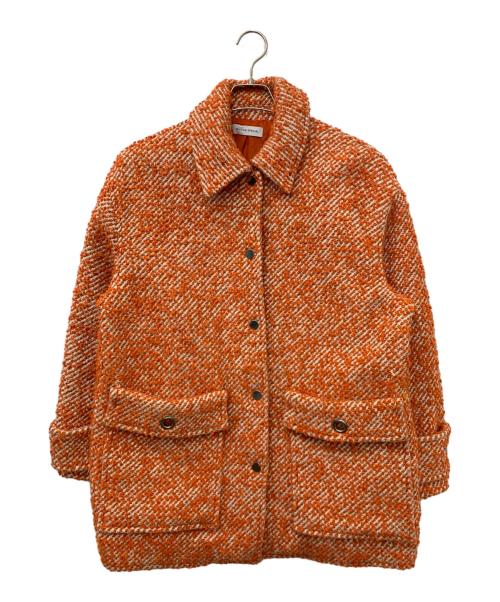 MAISON SPECIAL（メゾンスペシャル）MAISON SPECIAL (メゾンスペシャル) ループツイードブルゾン オレンジ サイズ:FREEの古着・服飾アイテム