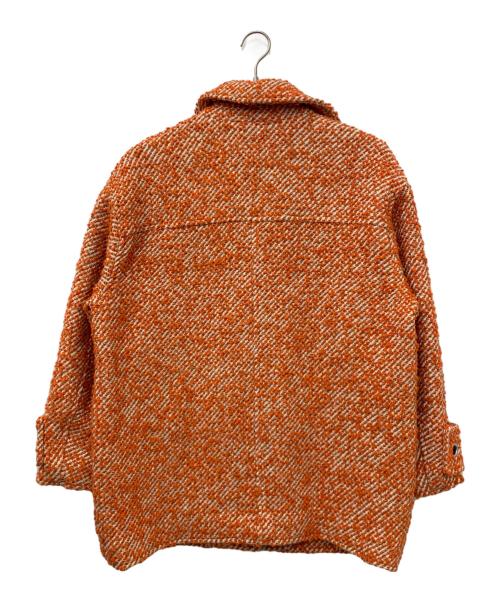 MAISON SPECIAL（メゾンスペシャル）MAISON SPECIAL (メゾンスペシャル) ループツイードブルゾン オレンジ サイズ:FREEの古着・服飾アイテム