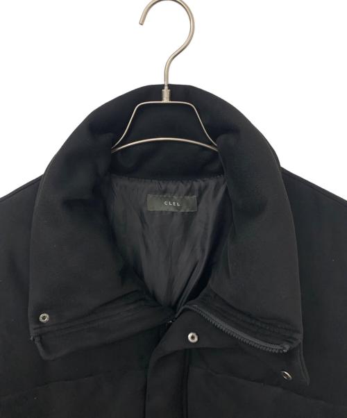 CLEL（クレイル）CLEL (クレイル) Volume Highneck Short Padded Jacket ブラック サイズ:Lの古着・服飾アイテム