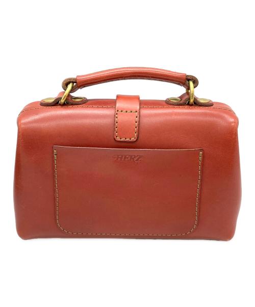 Herz（ヘルツ）Herz (ヘルツ) 2WAYレザーバッグ レッドの古着・服飾アイテム